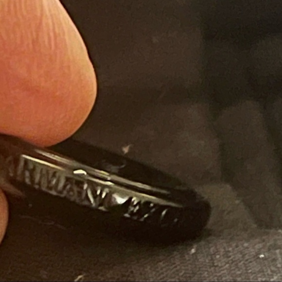 Armani Exchange Black Cotton Lined High Collar Trench Pockets Jacket Wrap Belt S - Picture 5 of 10